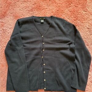 Women’s Black Cardigan Sweater